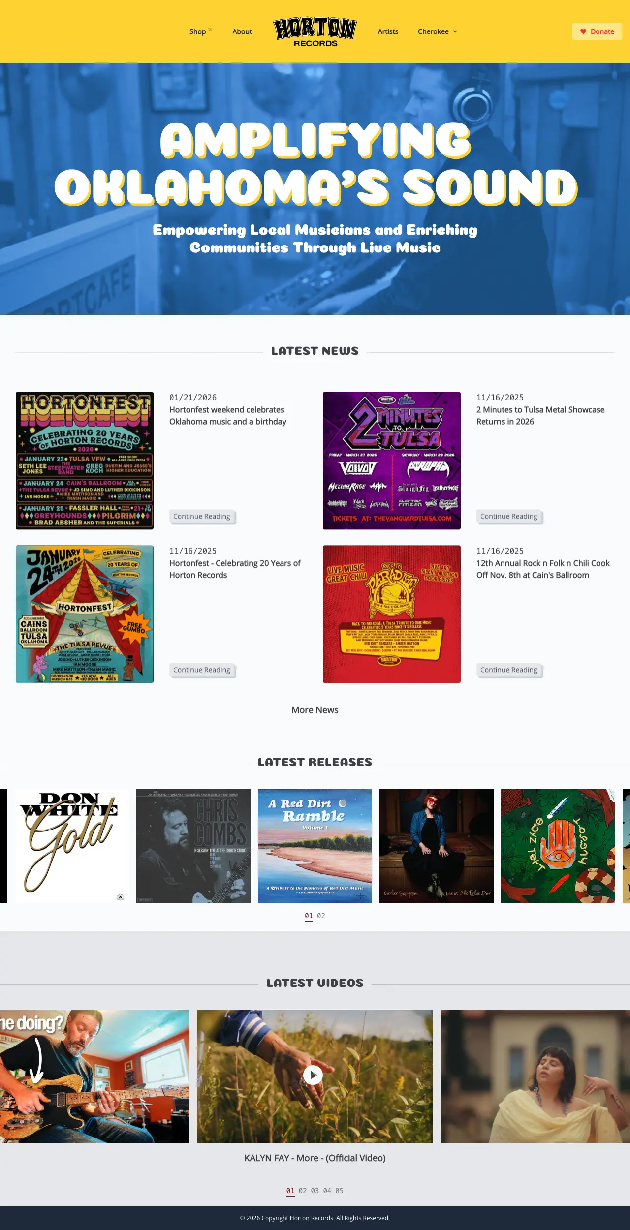 Horton Records screenshot