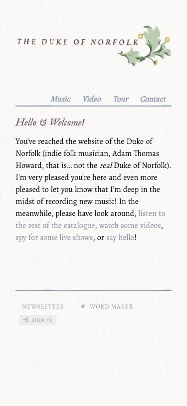 The Duke of Norfolk screenshot mobile